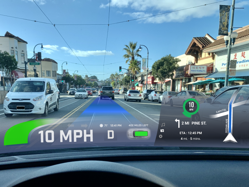 AR car windshield display by Javier Francisco on Dribbble