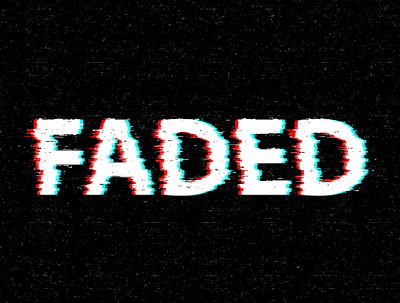 Faded branding dark design fashion lettering letters photoshop static television texture type type art typedesign typography typography art