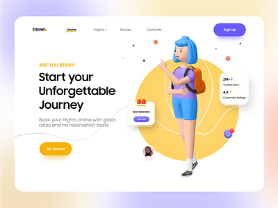 Travel Booking Landing page