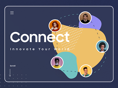 Connect Landing Page Concept