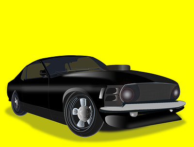 Yellow Car car design iilustration illustraion illustration vector yellow