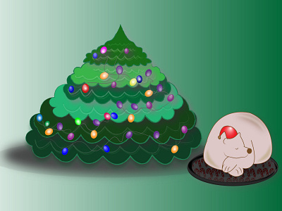 Chistmas tree chirstmas illustration vector