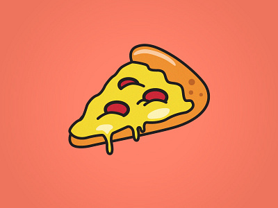 Cheesiest Pizza cheese drip food food icon icon pepperoni pizza