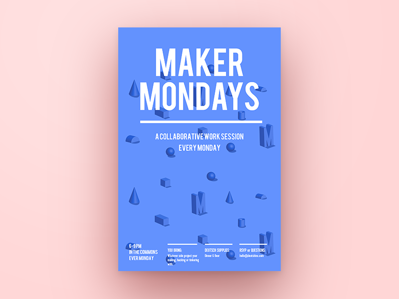 Maker Mondays by Laura Carpenter on Dribbble