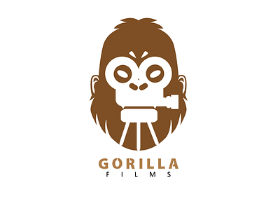 Gorilla Films bardhart branding design logo logo design logodesign logos logotype vector