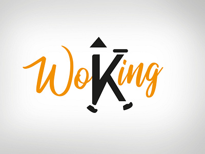Woking Restaurant Logo bardhart branding design icon logo logo design logotype restaurant restaurant branding restaurant logo restaurants typography vector woking