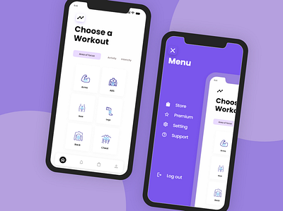 Workout Tracker app apps branding design designbranding ios ios app mobile app ui uiux ux worout tracker