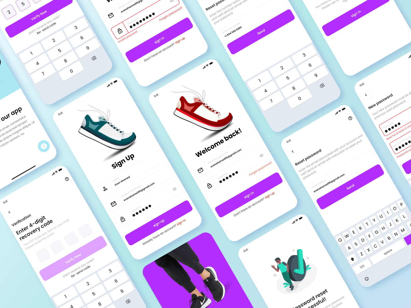 Shoe app concept Onboarding screens by Wazidul haque on Dribbble