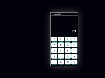 Daily UI challenge:004 calculator calculator app dailyui dailyui004 dailyuichallenge design ui ux