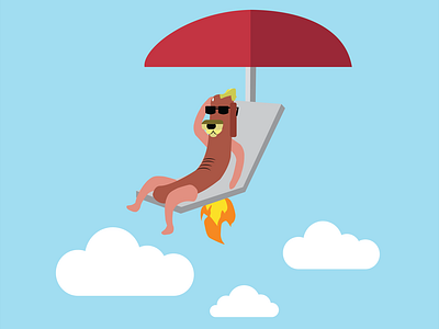 Flying Hot Dog