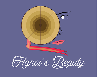 Hanoi s Beauty design illustration poster typography vector