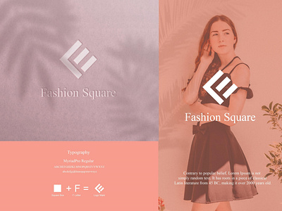 Fashion Square Logo Design branding business logo business logo design design f logo fashion fashion brand fashion design fashion logo design fashion logos fashion square girls fashion girls fashion logo logo logo design logo designer logo mark logodesign logotype