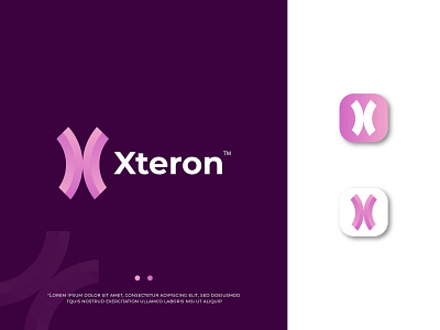 X Modern Logo Design