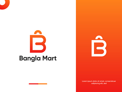 Bangla Mart Logo bangla mart logo business logo business logo design cart logo design logo logo design logodesign mart logo modern logo shopping logo