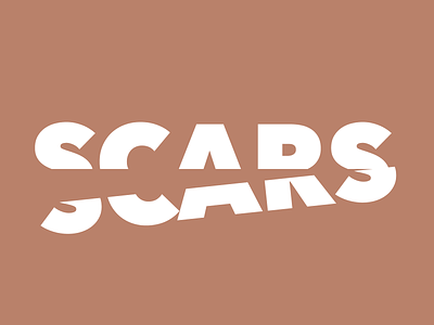 Scars lettering
