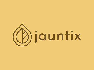 jauntix app branding design flat illustration illustrator label labeldesign logo logo design logodesigner minimal vector