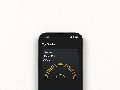 RFID Card Wallet App Concept