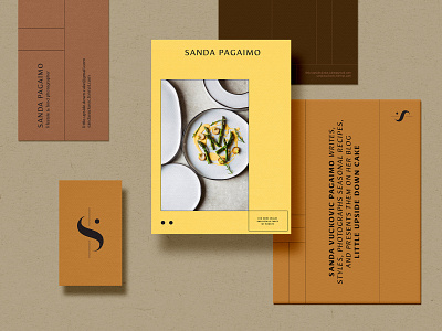 Sanda Pagaimo Branding branding graphic design identity logo minimalistic stationery