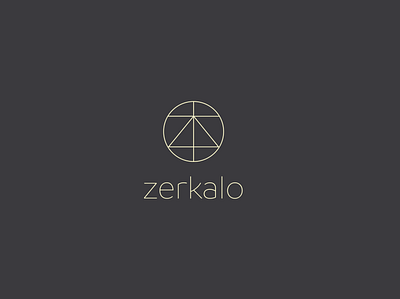 Zerkalo branding clean film production flat geometric graphic design identity logo logo design logotype minimalistic