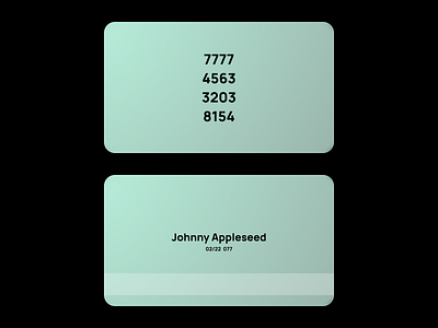 Minimal Credit Card 1 arnv credit card debit card design graphic design minimal