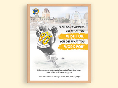 AAA Blues Fundraiser Insert blues design hockey photoshop quote sport st louis toronto