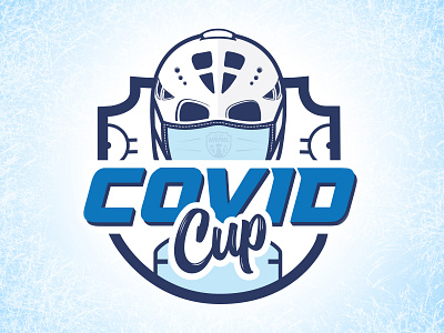 NAFHL Covid Cup Logo covid fantasy hockey illustraion league logo nhl sport sports