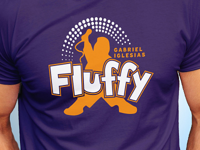 Fluffy T-Shirt comedian comedy fluffy grabiel purple shirt tshirt