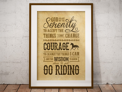 Western Typography Poster country design frame graphic horse mockup poster quote riding typography western