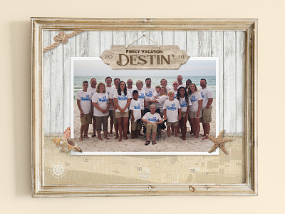 Florida Vacation Family Photo Frame beach frame photo photoshop sea vacation