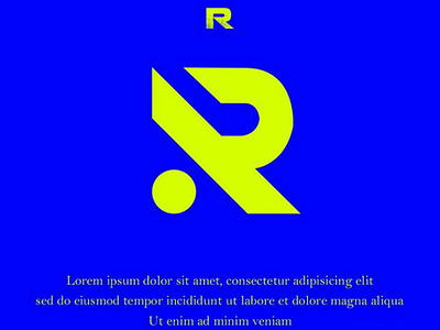 R Logo Concept logo logomaster logoconcept r