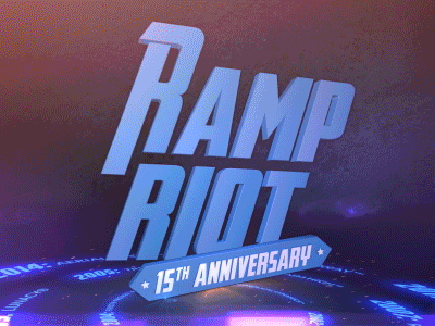 Ramp Riot Logo Animations 3d animation competition first first robotics frc motion graphics robotics titles
