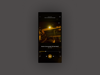 #DailyUI009 - Music Player Concept app clean clear daily ui dailyui design flat graphic design minimal mobile ui ux web website