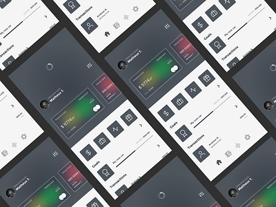 Banking app: mobile ui