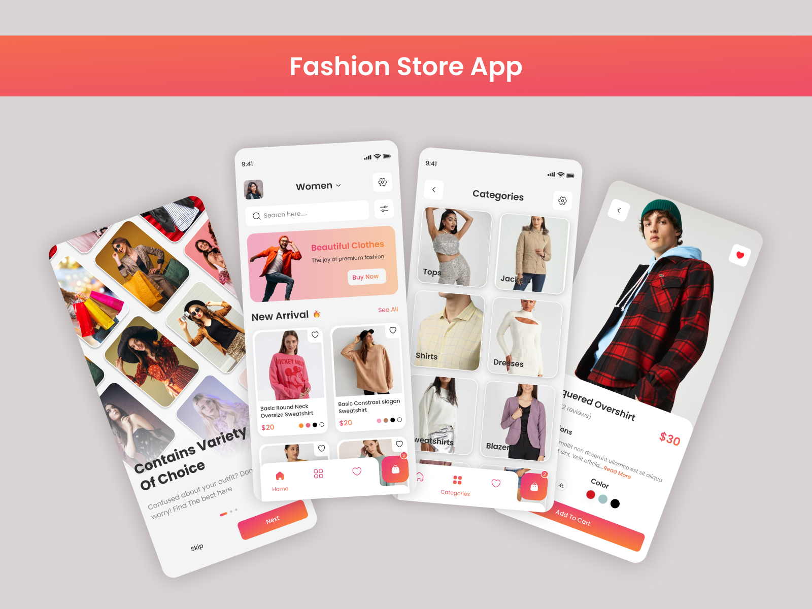 Fashion Store Mobile App by Ignatiuslab Private Limited on Dribbble