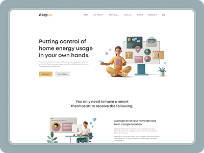 Home Automation - Landing Page