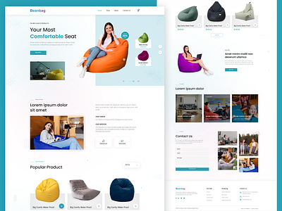 Beanbag-ecommerce website beanbag ecommerce website beanbag website beanbag website landing page beanbag website ui design ecommerce website design ui ui design uiux design user interface