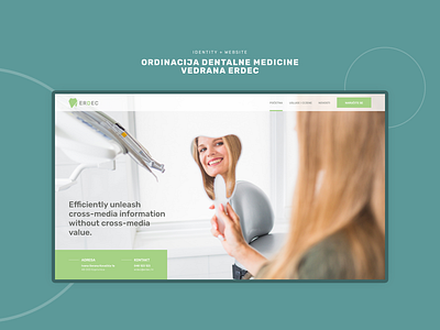 Identity and Website for Dental Clinic branding design flat logo minimal ui ux web website