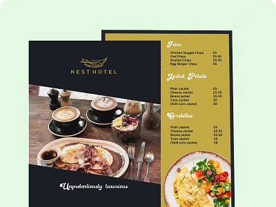 Menu Design & Printing Services in UK