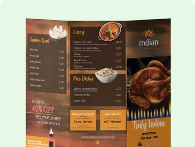 A4+ | Extended Menu | A4+ takeaway Menu | MenuMa Print leaflets online