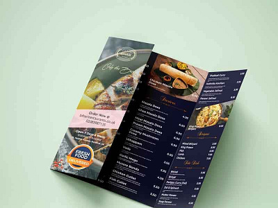 Gate Fold Leaflet Printing, Cheap Gate Fold Flyers UK | MenuMa gate fold leaflet printing