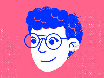 Rebranding Nina 2.0 blue hair icon illustration logo pink profile rebrand
