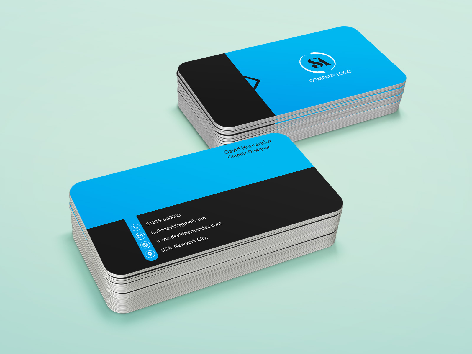 Business Card Design by Safayet Ahmed on Dribbble