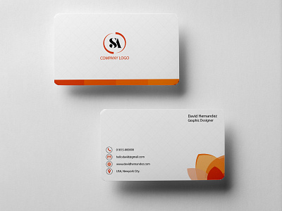 driiblw 1 branding branding design business card business card design card design design illustration minimal orange photoshop visiting card design