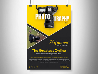 Photography Flyer branding branding design design illustration photographer photography photoshop