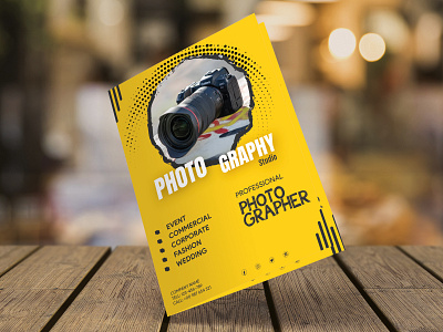 Photographer Flyer branding branding design design flyer design illustration photographer photography photoshop