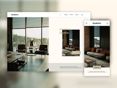 Interior, Web Design