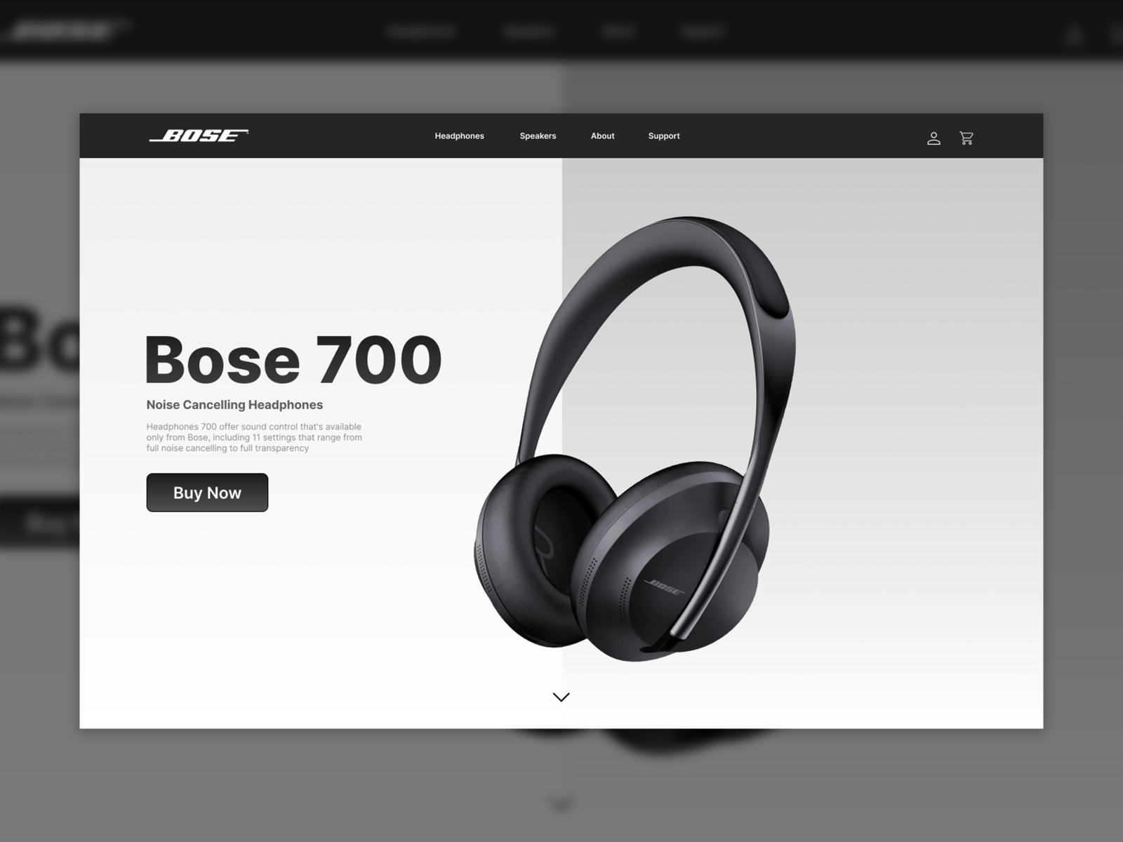 Bose Web Design For Fun By Albin Johansson On Dribbble