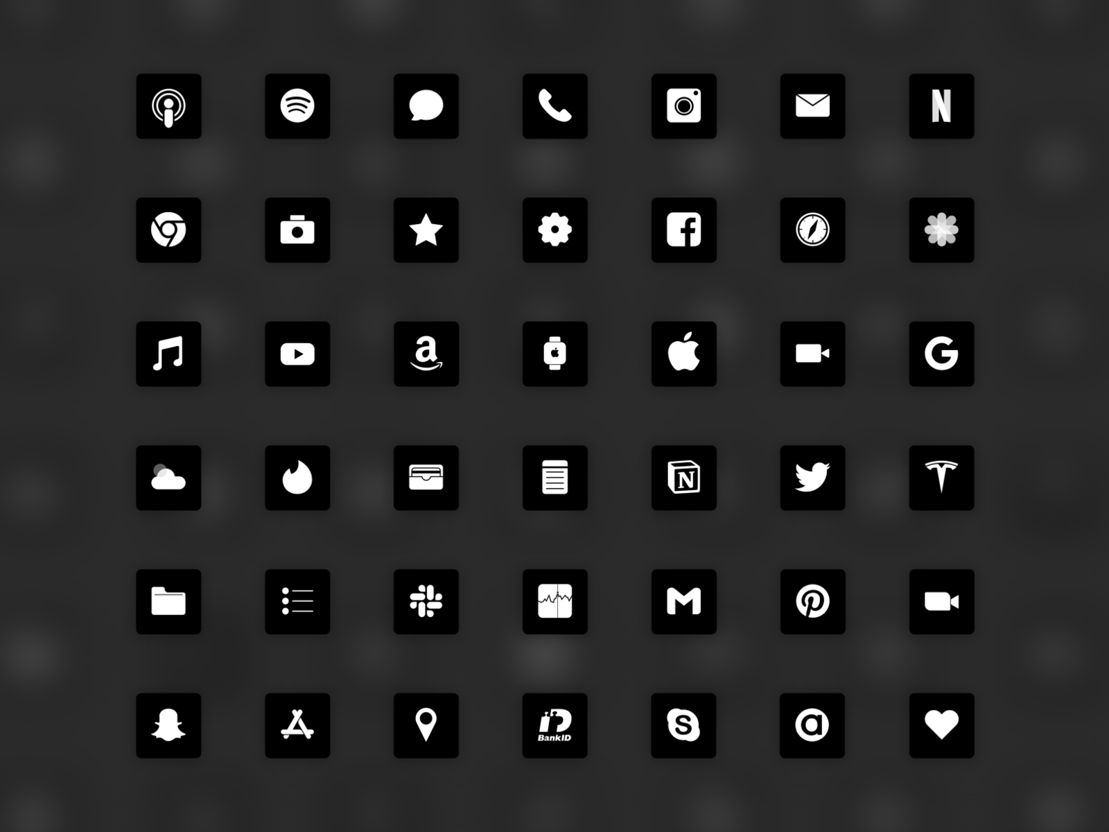 free vector flat icons minimal black