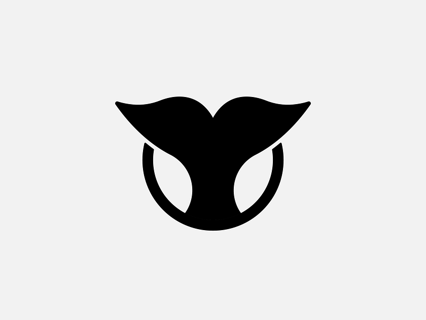 Whale Logo By Albin Johansson On Dribbble