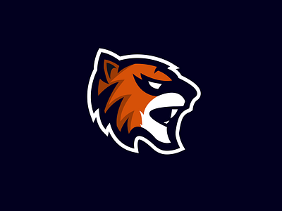 For Sale: Tiger Mascot Logo animation branding design graphic design illustration illustrator mascot tiger tiger logo tiger mascot vector web